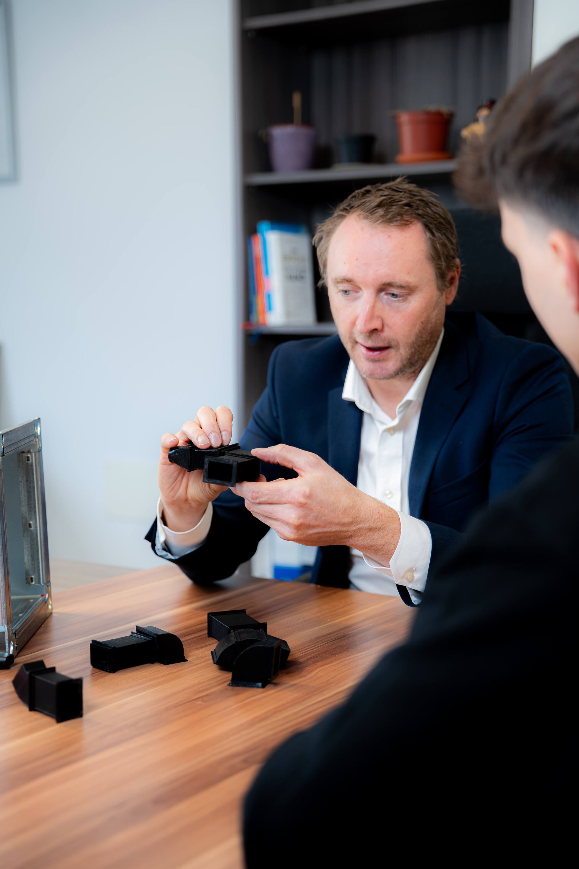 Gebäudemodell mit Solartechnik