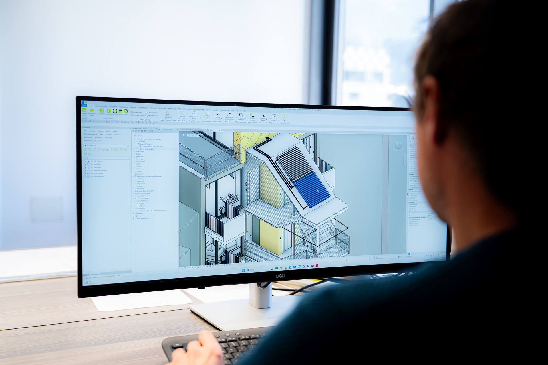BIM-Modell in der Ansicht
